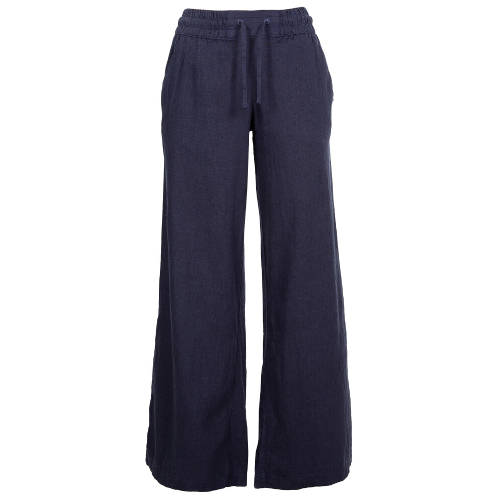 (6, Navy) Trespass Womens Trousers Wide Leg Zinny