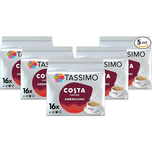 Tassimo Tassimo Costa Americano Coffee Pods x16