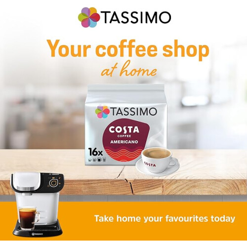 Tassimo Tassimo Costa Americano Coffee Pods x16 1