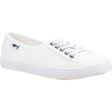 (White, 5 (Adults')) Rocket Dog Chow Chow Cotton Women's White Trainers