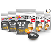 Tassimo Coffee Shop Selections Toffeenut Latte Coffee Pods X8