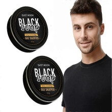(2pcs) 1-3pcs Soap Hair Darkening Shampoo Bar Repair Gray White Hair Color Dye Hair Nourishing, Shampoo Natural Grey Gloss Black Soap For Men