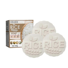 3x Anti-loss Hair Soap Bar Rice Shampoo Soap Reject Dry Hair Soap Shampoo Nourishing Hair Handmade Soap Improve Hair