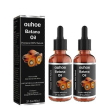 2x New Fast Hair Growth Serum 100% Batana Crazy Traction Alopecia Anti Hair Loss Essential Prevents Bald Thinnin Hair Care Oil