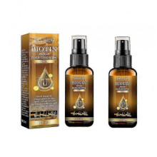 2pcs Biotin Hair Growth Spray  Treatment Dry Frizzy Nourish Scalp Damaged Repair Serum Hair Care Essential Oils