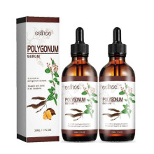 2x Anti-hair Loss Polygonum Multiflorum Oil Cover Gray Hair To Dye Canas Black Hair Growth Oil Repair Women Damaged Hair Root Care