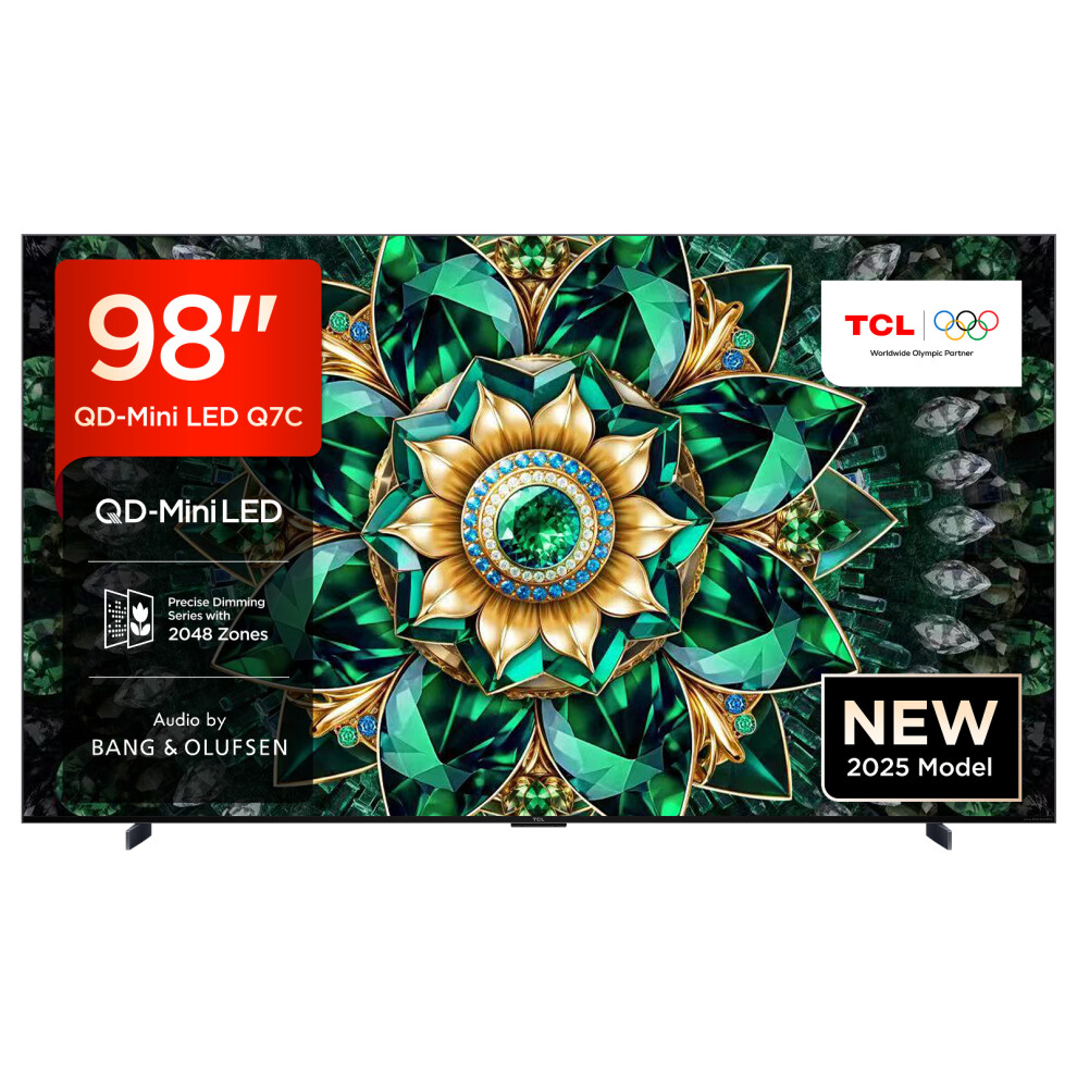 TCL Q7C 98" 4K Ultra HD MiniLED Smart Google TV - 98Q7C-UK