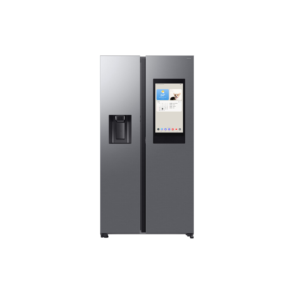 Samsung Family Hub American Fridge Freezer - Silver - E Rated