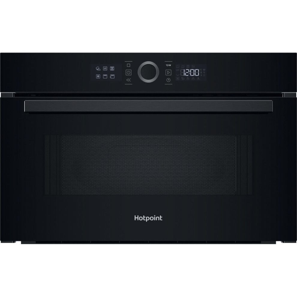 Hotpoint Hmd44mbuk 31 Litre 38Cm High, Built In Small Microwave With Grill - Black