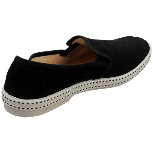 (47) Rivieras Herren klassische schwarze Espadrillenschuhe 1