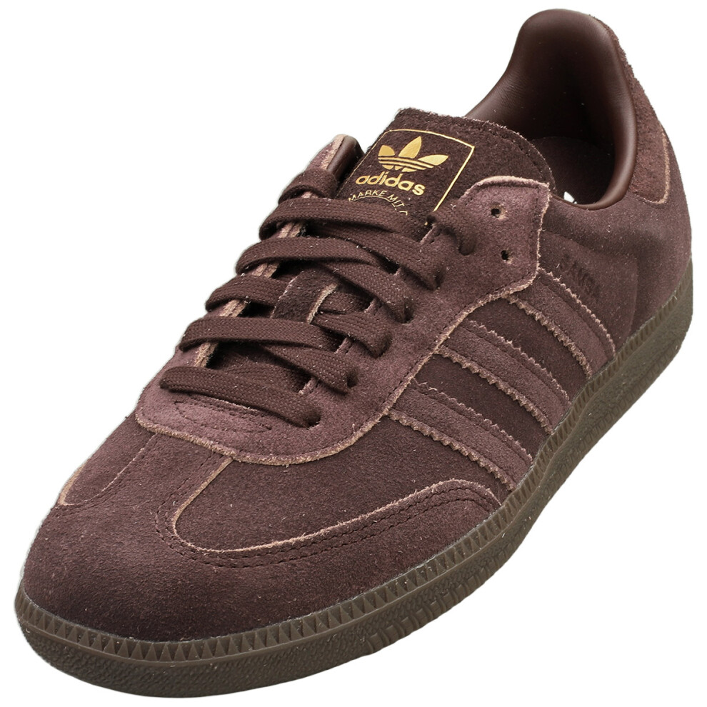 Adidas (7.5) Samba Og Mens Casual Trainers In Brown