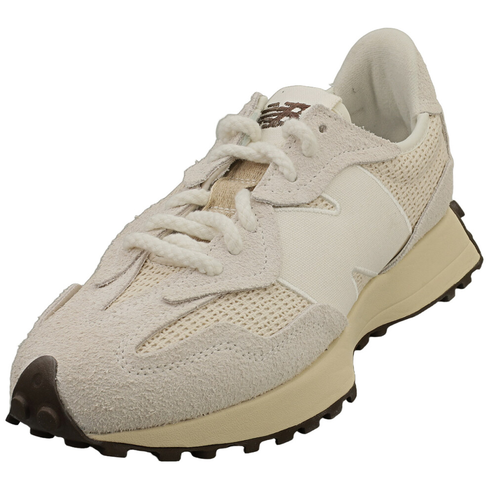 (10.5) New Balance 327 Unisex Fashion Trainers in Sea Salt