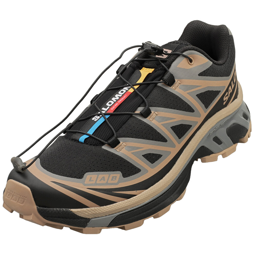 (10) Salomon Xt-6 Unisex Fashion Trainers in Black Portabella