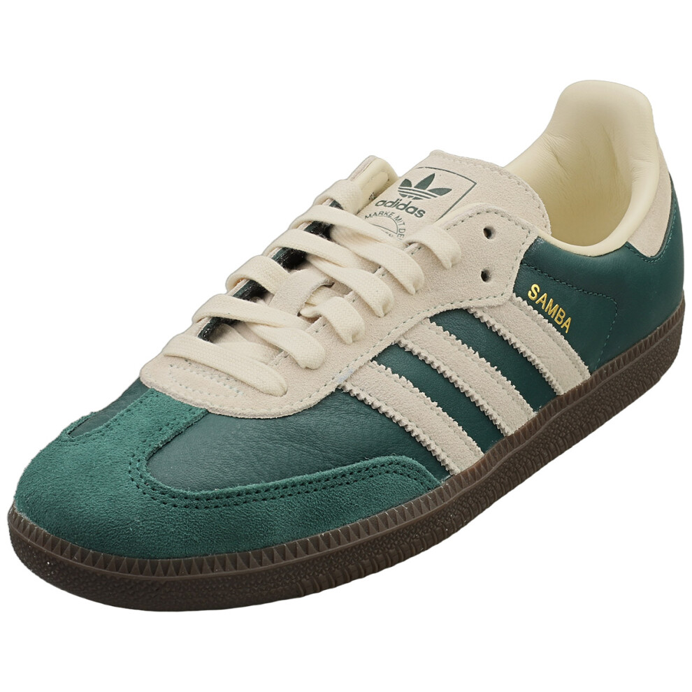 (11) adidas Samba Og Mens Fashion Trainers in Green Off White