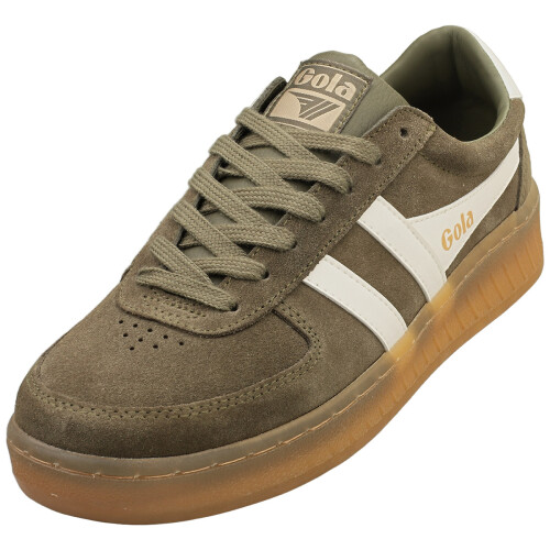 Gola Gola GRANDSLAM Herren Mode-Trainers Khaki Off-White - 41 EU