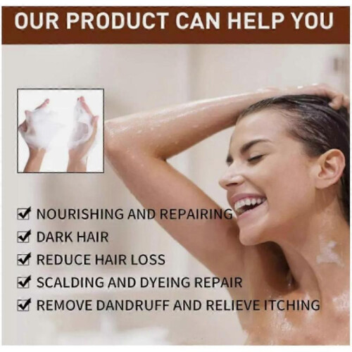 (Polygonatum odoratum) Polygonum Multiflorum Shampoo Soap Effectively Reduce Dandruff and HairBreakage 1