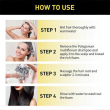 (2pcs) 1-3pcs Natural Herbal Instant Black Hair Dye Shampoo For White Hair Coloring UK