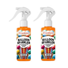 2x Balloon Spray Shine Spray for Balloon 100ml Glow Balloons Spray No Drips Balloon Brightener Spray Precise Mist to Last and Shine