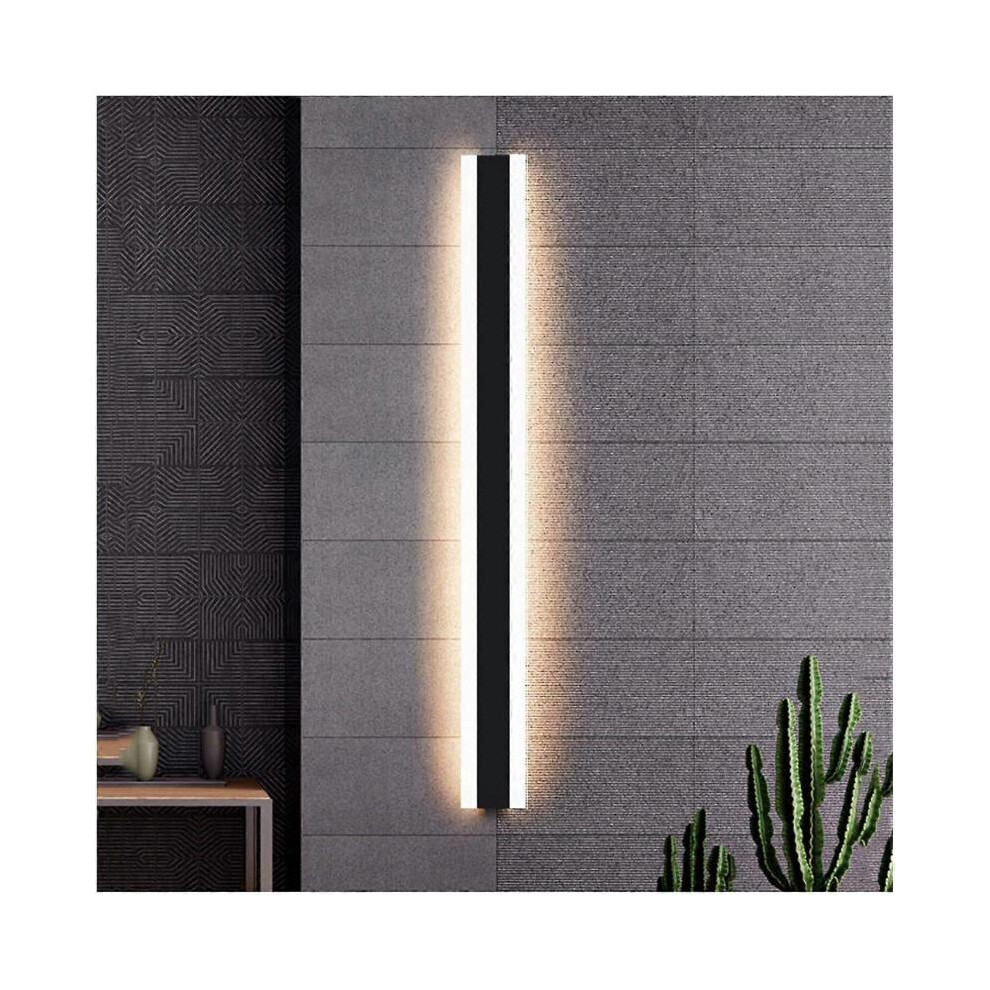 Outdoor Wall Sconce Modern Outdoor Long Strip LED Wall Sconce Aluminium Garden Porch Wall Sconce Light 30CM