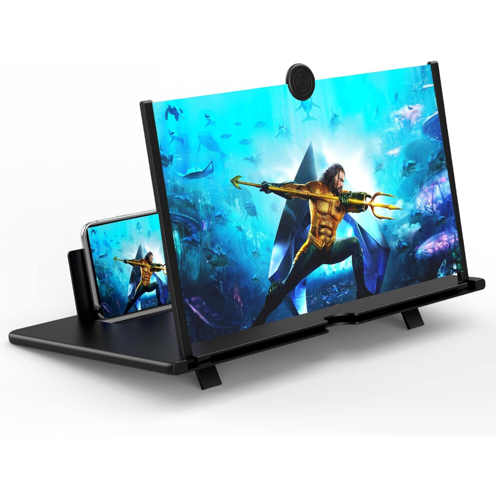 18" Screen Magnifier For Cell Phone - 3D Hd Magnifying Projector Screen Enlarger Expanders For Movies, Videos And Gaming Smartphones 7770198211917