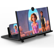 16" Screen Magnifier for Cell Phone - 3D HD Magnifying Projector Screen Enlarger Expanders for Movies, Videos and Gaming Smartphones