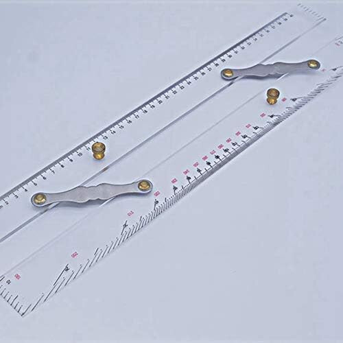 Marine Ruler Parallel Ruler Nautical Charts Parallel Ruler Mapping Points To Pull Parallel Ruler 450Mm 2