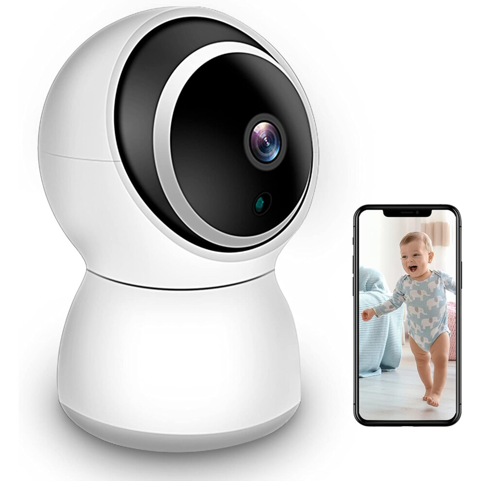 Baby Surveillance Camera, 1080P Fhd Home 2.4G Wifi Security Camera Motion Detection With Night Vision Tianfu