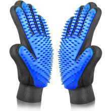 Hair Pet Glove Grooming Dog Cat Brush Remover Deshedding Fur Removal Massage Gentle Hand Gloves Mitts Heavy Duty Dirt