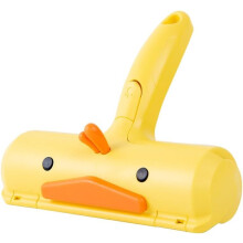 Portable Pet Hair Remover, Reusable Cute Duck & Cat Ear Shapes, Sofa, Bed and Carpet Can Be Used Inside Car. (Duck)