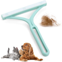 Pet Hair Remover - Dog Cat Hair Remover for Couch,Clothes,Carpet,Furniture - Carpet Scraper Cat Dog Fur Removal Tool, Reusable Lint CleanerGreen