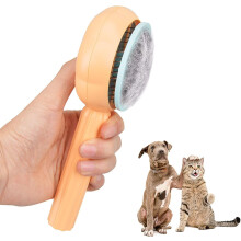 Cat Dog Brush,Pet Hair Cleaner Brush Cat Grooming Brush Dog Brushes for Shedding,Brush forShort/Long Haired Cats Effectively Removes Loose Undercoat