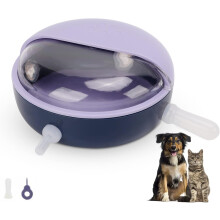 Feeder for puppies-feeder for animals-Milk bowl-4 nipples - feeder in silicone for puppies - For kittens, puppies, rabbits - With 5 nipples - Purple