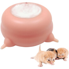 Puppy Feeder, Silicone Puppy Milk Feeder with 4 Nipples | Self-Feeding Device for Breastfeeding Small Cats and Dogs 200 ML