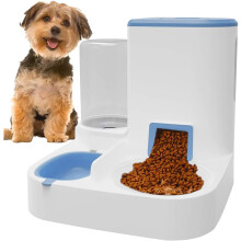 in 1 Automatic Pet Water Feeder,Automatic Pet Water Dispenser and Dispenser for Dogs and Cats Animal Waterer Pet Bowl
