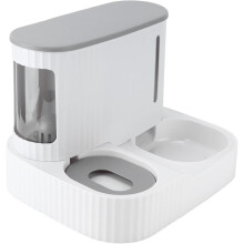 Automatic Food Dispenser, 2 in 1 Wear-Resistant Dog Feeder, Cat Bowls, Safe Material, Dry Food and Water Dispenser for Cat and Dog