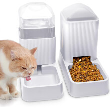 Automatic Cat and Dog Feeder and Cat Water Dispenser, 3.8L