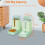 Automatic Dog Feeder and Water Dispenser (Green) 2
