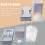 Automatic Cat and Dog Feeder and Cat Water Dispenser, 3.8L 4