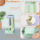 Automatic Dog Feeder and Water Dispenser (Green) 4