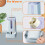 2 Pack Automatic Feeder and Water Dispenser for Small, Medium and Large Dogs, 3.8L (Gray) 4