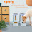 2 Pack Automatic Feeder and Water Dispenser for Small, Medium and Large Dogs, 3.8L (Gray) 5