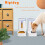 2 Pack Automatic Cat Cat Feeder - Automatic Water Dispenser for Small, Medium and Large Dogs - 3.8L - White 5