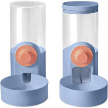 Automatic Cat Food Dispenser and Water Dispenser Automatic Hanging Water Dispenser Dog Food Dispenser for Pets Blue