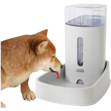 Automatic Cat Food Feeder Dog Feeder Puppies Dog Water Bowl Gray,Water Feeder