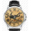 Spitfire Wwii Fighter #1 Rare Art Leather Strap Wrist Watch 1