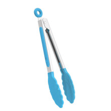 Lebensmittelclip aus 430er Edelstahl, Grillfleischclip, Steakclip, hitzebeständiger Lebensmittelclip (blau, 7 Zoll)