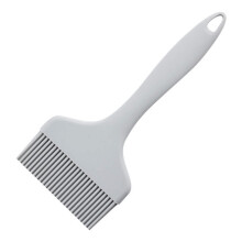 Silikon-Grillpinsel, breite Öffnung, Ölpinsel, Soßenpinsel, Konditorei-Backpinsel (grau)