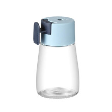Quantitatives Salzglas für den Haushalt, Gewürzglas, Gewürzbox, versiegeltes, feuchtigkeitsbeständiges Gewürzglas aus Glas (grün)