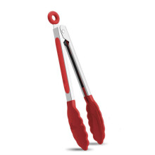 Lebensmittelclip aus 430er Edelstahl, Grillfleischclip, Steakclip, hitzebeständiger Lebensmittelclip (rot, 7 Zoll)
