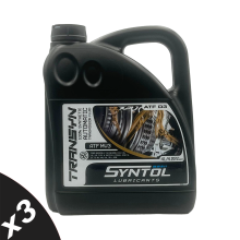 Syntol Transyn ATF MV3 Fully Synthetic Automatic Transmission Fluid Jaso 1A 3x4L